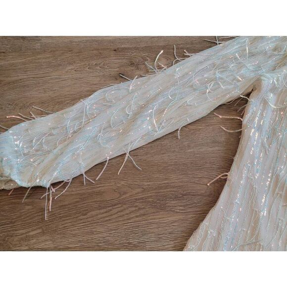 Dress formal bling large dance date night white nwt speechless cocktail - Picture 10 of 10